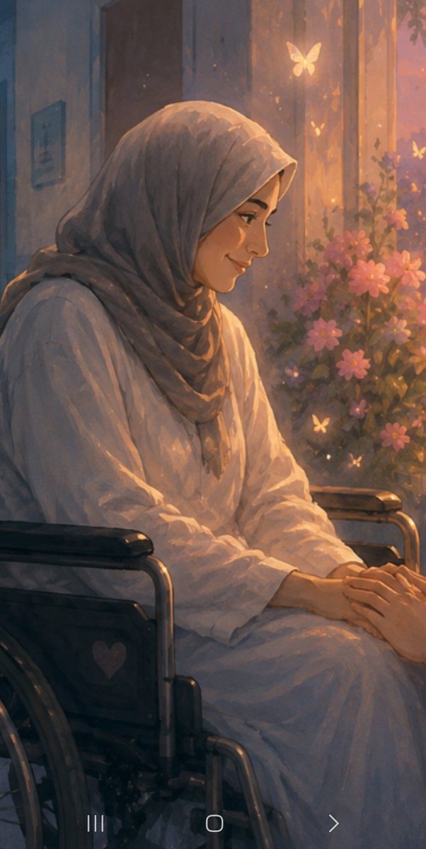 GffsshJeje's tweet photo. حين يكون الأنس أمنية
وأنا في طريقي لزيارة مرضى أحد مستشفيات الإقامة الممتدة، التي تشتري الخدمة فيها وزارة الصحة، شكر الله سعيها، وحفظ الله حكومتنا، وزادها عزًا وشموخًا...
وفي دهاليز الممرات الصامتة، التي لا يُسمع فيها سوى آهات المرضى، وهمسات الأجهزة الطبية، اخترق ذلك الصمت صوت فتاة تستنجد بي.
كانت تجلس على كرسيها المتحرك، وخادمتها تمسك به، لكنها أوقفته ولم تستجب لرغبتها، فبدت عليها علامات الغضب، وقالت  "اذهبي بي إلى الغرفة التي في آخر الممر... هناك صديقتي عائشة، أريد أن أتحدث معها."
سرنا معًا، وأنا لا أعلم أن أمنيتها في تلك اللحظة لم تكن أكثر من الوصول إلى صديقتها لتتجاذب معها أطراف الحديث...
وصلنا إلى الغرفة، فإذا بصديقتها لم تحضر ذلك اليوم، فارتسم الحزن على وجهها.
قلت لها مبتسمًة "ما رأيك أن أصبح صديقتك؟"
فأجابت بفرح: "هل تقبلي؟"
قلت: "نعم."
بدأت تروي لي قصتها، وقالت: "كنت يومًا إنسانة طبيعية، أتمتع بكامل صحتي، لكن أقدار الله نافذة... كنت أركب دراجة نارية فوق أحد النفود الرملية، فسقطت، ثم هوى حجر كبير عليّ، وسقطت الدراجة فوق ظهري ورقبتي، فأُصبت بشلل وإعاقة حركية."
ثم التفتت إليّ وقالت: "كنت متزوجة... وبعد مرضي انفصل عني زوجي."
ثم واصلت الحديث بطريقة مختلفة، فأدركت أن إصابتها لم تكن حركية فقط، بل أثرت أيضًا في قدراتها الذهنية.
لكن الحقيقة التي لم تتغير، أنها كانت تبحث عن إنسان يكسر روتينها القاتل، ووحدتها الصامتة، بين ذكريات جميلة فقدتها... لكنها لم تفقد حبها للناس، ولا شوقها للأنس.
أدخلتها إلى غرفتها، فإذا بوجبة العشاء كما هي لم تمس. أصرت أن أشاركها طعامها، فشكرتها.
ثم قالت: "خذي قطعة الشوكولاتة."
عندها أيقنت أن الكرم لا تسلبه الإعاقة، وأن الأرواح الجميلة تبقى جميلة مهما أثقلتها الأقدار.
أجزم أنها كانت، وما زالت، إنسانة كريمة، محبة للبشر، لكن الله اختار لها هذا الابتلاء؛ ليرفع منزلتها، ويعظم أجرها.
إن العقول وإن أصابها الخلل... فإن المشاعر لا تصدأ.
من قصة حقيقية، مع تغيير بعض الأحداث لحكمةٍ اقتضتها الحاجة.
إن وصلتكم رسالتي... فادعوا لها.
✍🏻 الجوهرة آل فهيد

من بعد هذا 
الشكر لله ثم لحكومتي ممثلة في ملك الإنسانية الملك سلمان حفظه الله 
ولسمو ولي العهد الامير محمد بن سلمان 
والشكر موصول
لوزير الصحة الانساني
#بوح_آخر_الليل 
#وزارة_الصحة 
#السعوديه_العظمى
#كاس_العالم_٢٠٢٦