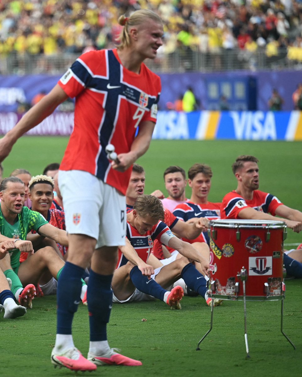 PFA's tweet photo. It’s Haaland time. 🚣🥁 https://t.co/zWc4AeMtaM