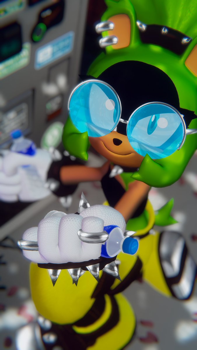 Vulk4n_226's tweet photo. Finally done with this Surge model and really happy with how it turned out.
It is based on @KikiKaela s insane AU design.

And wouldnt be possible without @zvrsosa who helped me again on basically every step of the way 😂 Thank you.🙏🏾

#sonicthehedgehogidw #vrchat #SurgeTheTenrec https://t.co/1kZwIqwvi3