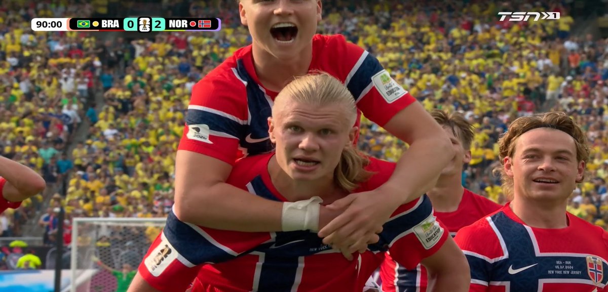 Lambofblockcain's tweet photo. 🚨🚨 OFFICIAL: NORWAY QUALIFY TO WORLD CUP QUARTER FINALS FOR THE FIRST TIME EVER. 🇳🇴 https://t.co/udisMeALNg