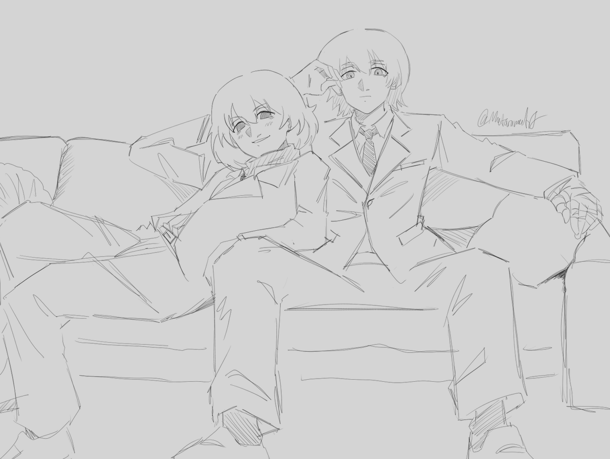 MetaramaArt's tweet photo. crime boss couple ⚫️🐒 https://t.co/XTIXmhi0Yt