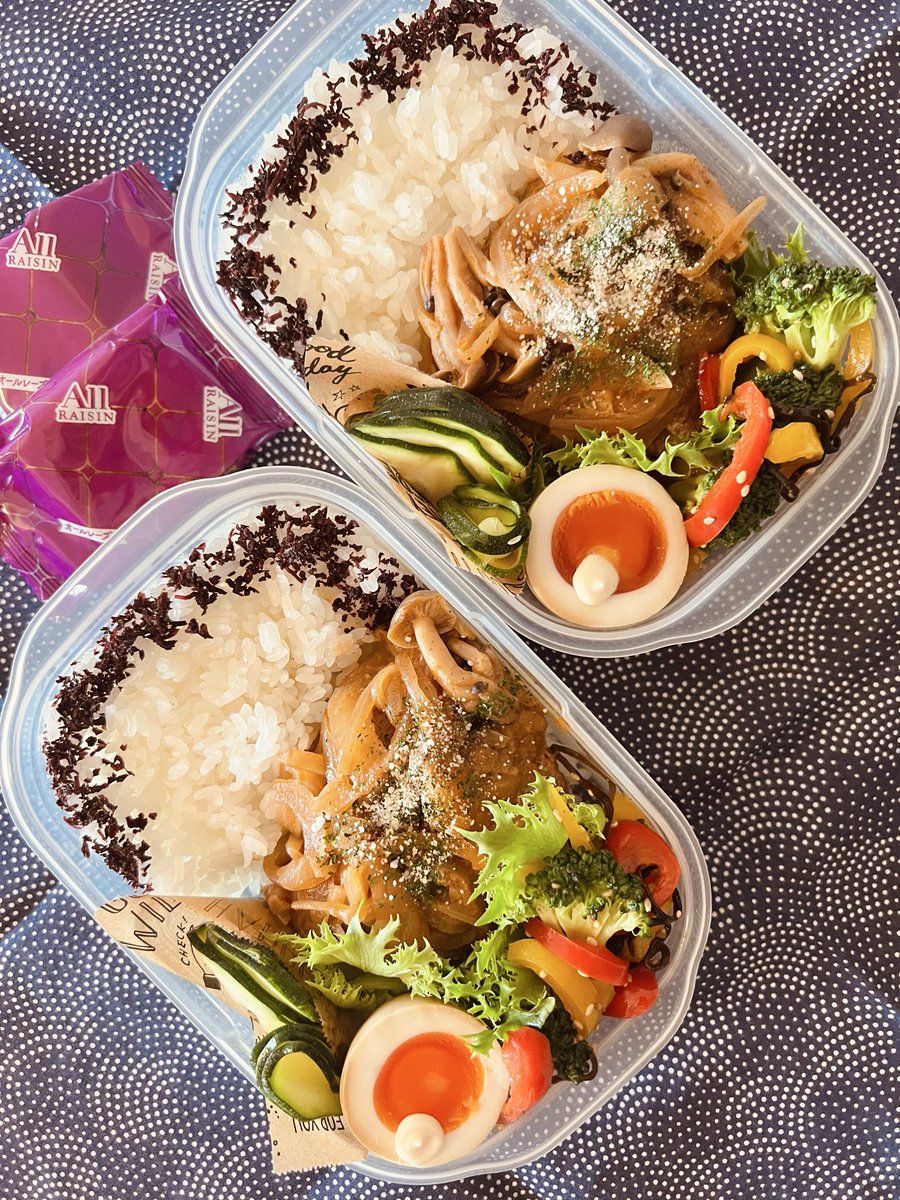 pon99763513's tweet photo. 煮込みハンバーグ弁当🍱🍱
作り置きなので、ゆるゆる弁当
最近いつもこんな感じ
やる気はどこへ行ったのかな
ちゃんと戻ってきますように🎋🙏 
#お弁当 
#おべんとう 
#料理記録 
#曲げわっぱ https://t.co/6v0MjLOYOv