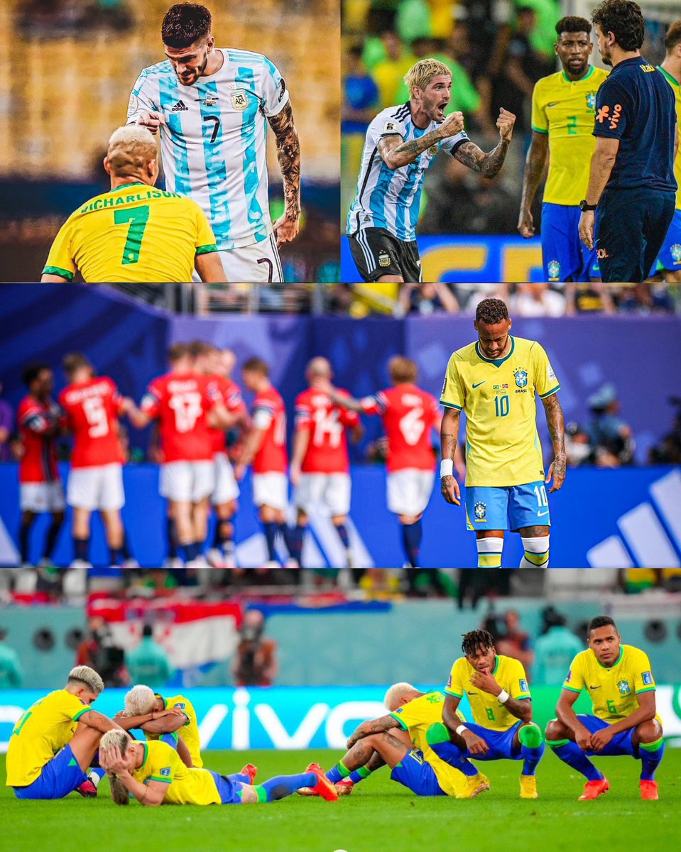 FrannkitoCarter's tweet photo. Chau Brasil 👋 Jugás contra un europeo y te volvés a casa llorando!
⛔️ Te burlaste de nosotros que llevábamos años sin ser campeones... y para 2.030 vas a cumplir ¡28 AÑOS! sin ganar la Copa 🏆 Encima TE GANAMOS UNA FINAL EN TU CASA, EN TU CANCHA, EN TU PAÍS, FRENTE A TU GENTE 🤫 https://t.co/wU57MgLOwe