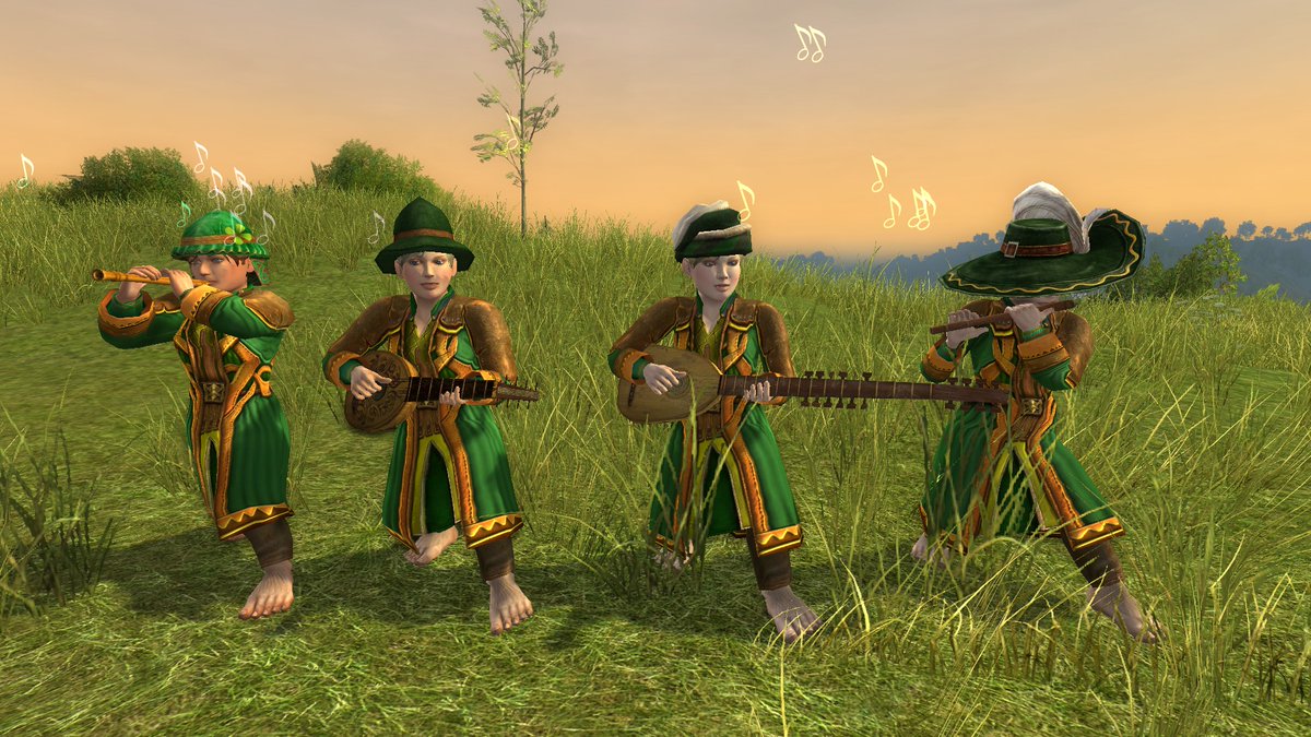 IkeIllmore's tweet photo. Some screenshots from The Grand Hobbit Summer Picnic, tonight, on Meriadoc, in #LOTRO 3/3 @LotroFamily #LotroMusic https://t.co/NEm8qxBXVf