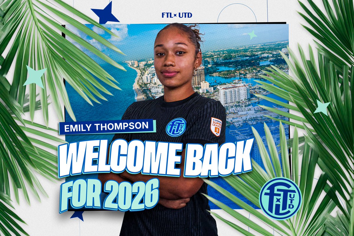 FTLUTD's tweet photo. The Hometown Kid is BACK. 🏠
We're thrilled to announce that Emily Thompson is #BackForMore ‼️
🔎LEARN MORE: https://t.co/RT4KoH2i6D