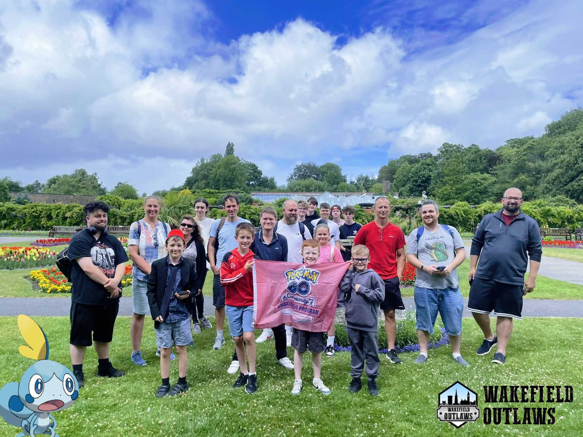 ExOutlaws's tweet photo. Another fantastic Community Day with the Wakefield Outlaws! 📷
Thank you to everyone who came along, we hope you all caught plenty of Sobble and found some shinies too!
#pokemongo #communityday #wakefieldoutlaws https://t.co/IOLa1B8KsV