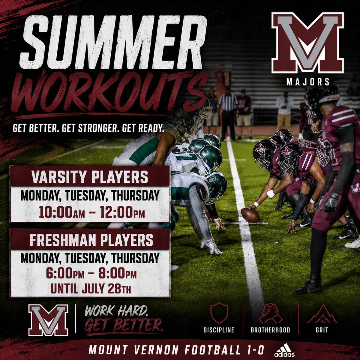 Mt. Vernon Football tweet media