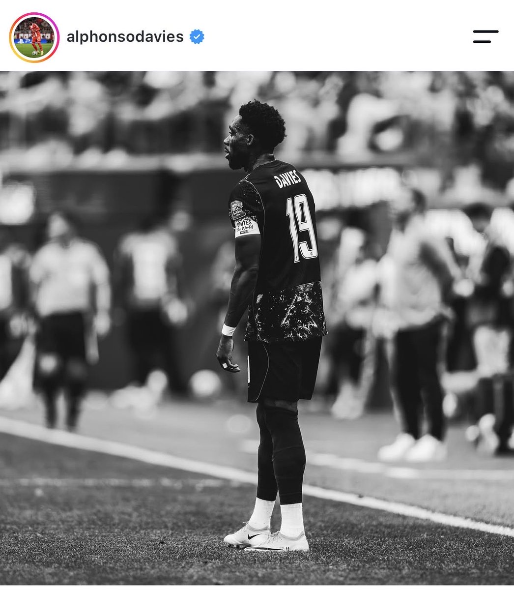 FaizalKhamisa's tweet photo. Alphonso Davies shares a message on Instagram. https://t.co/PoOqqqmepY