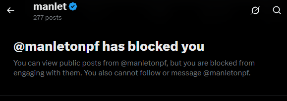 CryptoScamHuntO's tweet photo. OK, but why did you block me after your comment? 🤔

@manletonpf https://t.co/jKHEaBfLGe
