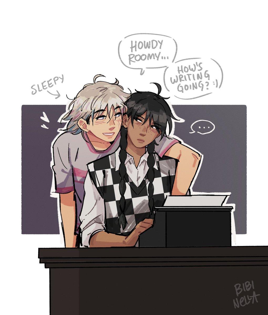 bibinella94's tweet photo. when your gf wants to know more about the fanfic youre writing about each other #wenclair #wednesday https://t.co/vvM2VD1Pdn