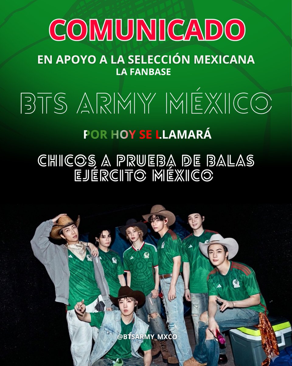 BTSARMY_MXCO's tweet photo. Hoy mete gol José Fernández (J Hope)⚽️💜
¡Vamos @miseleccionmx! 🔥

#BTSARMY_MXCO https://t.co/TCWCsIc9WD