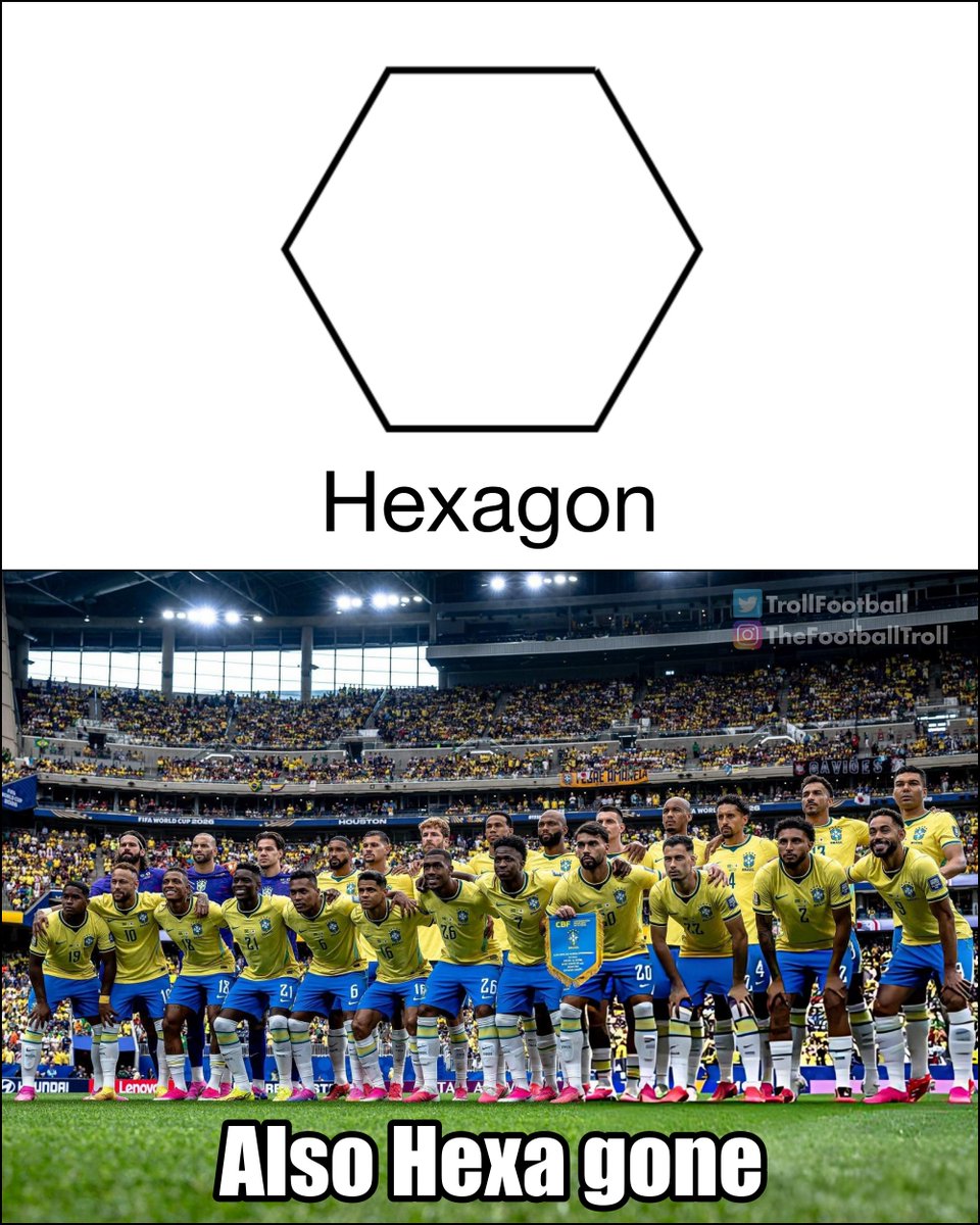 TrollFootball's tweet photo. Hexagon 👋 https://t.co/qcFx5J2GHN