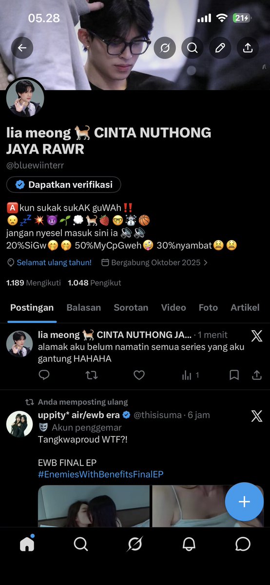 lia meong 🐈 CINTA NUTHONG JAYA RAWR tweet media