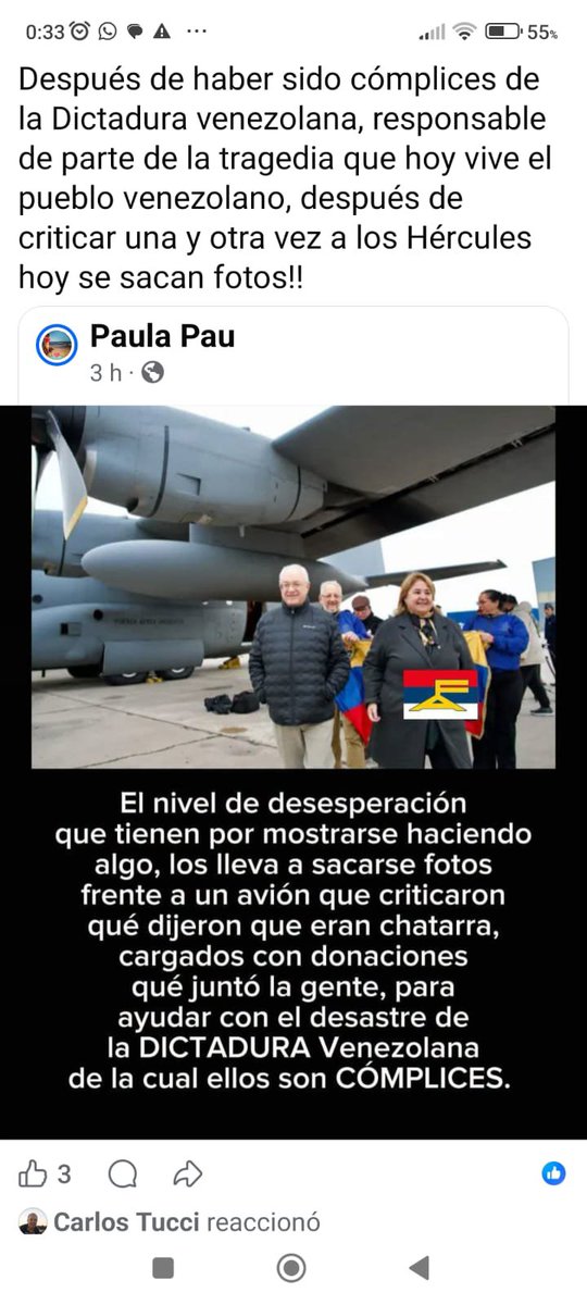 colosaloficial's tweet photo. Hechos!!! Están desesperados!!! Gobierno de mierda https://t.co/SF6dmpR3yN
