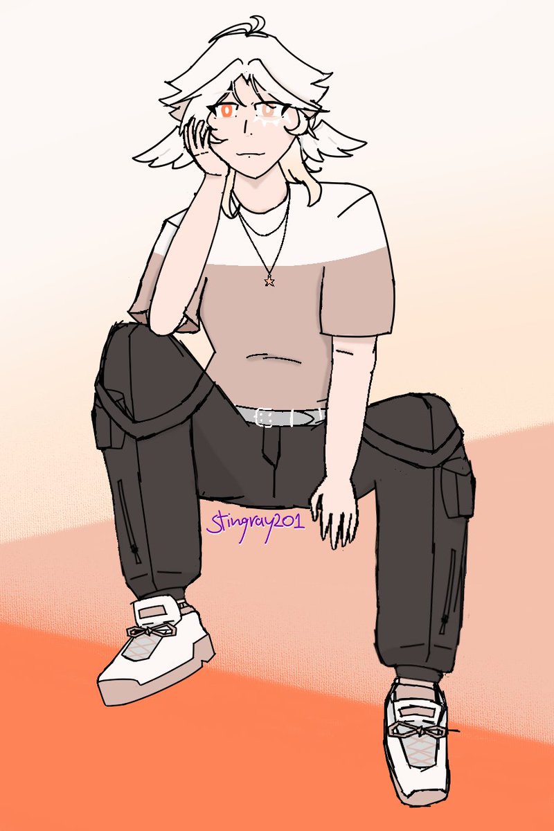 stingray201_'s tweet photo. drawing for @juupiteroo part of a very overdue art trade of his sona/oc Castiel !!!! https://t.co/IkSasdPW1J