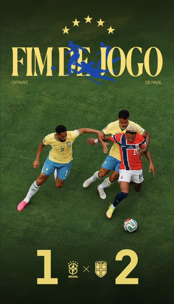 andre_zorzin's tweet photo. Brasil perde para Noruega e é eliminado da Copa do Mundo 🇧🇷 https://t.co/4stt20iTdc