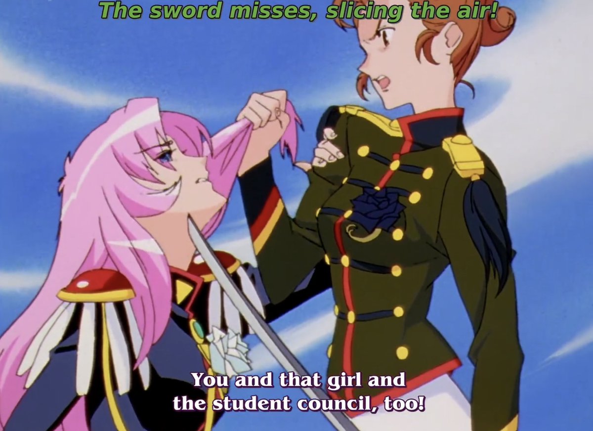 thehorsecharles's tweet photo. the saddest part is Utena genuinely cared for her https://t.co/dF8KKJapEo
