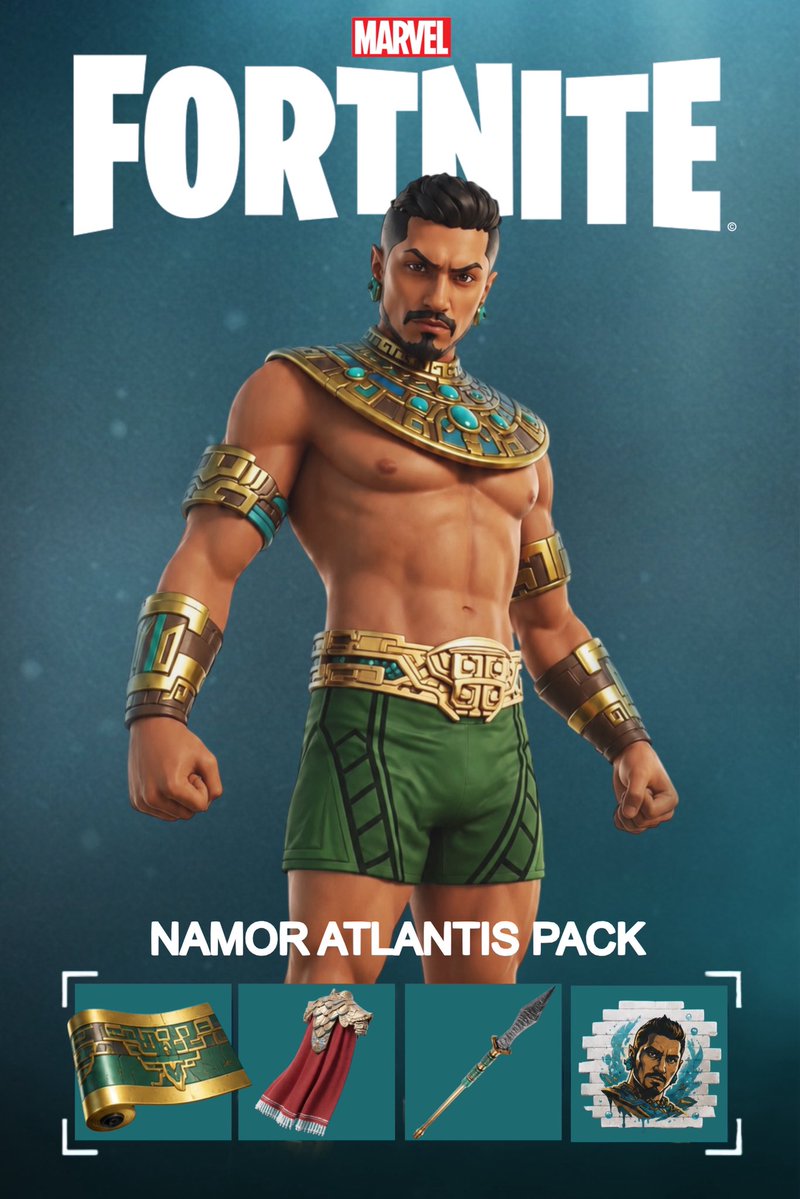 QuietThai's tweet photo. Fortnite x Marvel : Namor, King of Atlantis “Concept Teaser”
@EpicTofuChris @Marvel
#Namor #Marvel #Fortnite https://t.co/H09PpFduZW