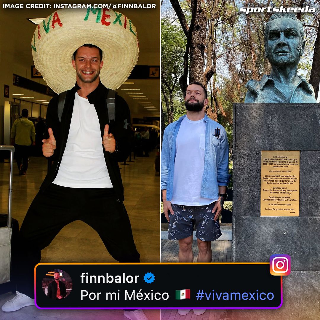 SKWrestling_'s tweet photo. Finn Balor shows support for Mexico in the FIFA World Cup 🇲🇽 
@FinnBalor 

#FIFAWC2026 https://t.co/dSLraC6xwY
