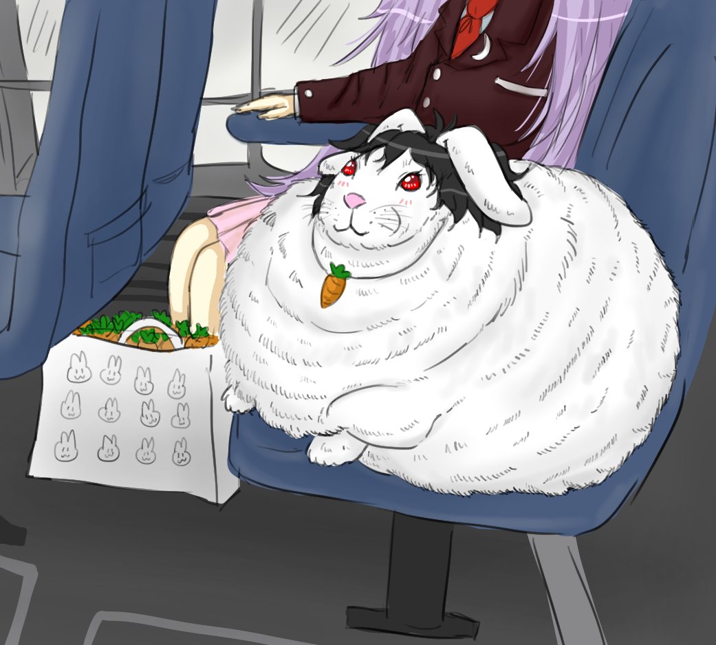 Tewimom's tweet photo. #東方Project #Touhou #てゐ #因幡てゐ #鈴仙・優曇華院・イナバ https://t.co/bTYJ6WQSiZ