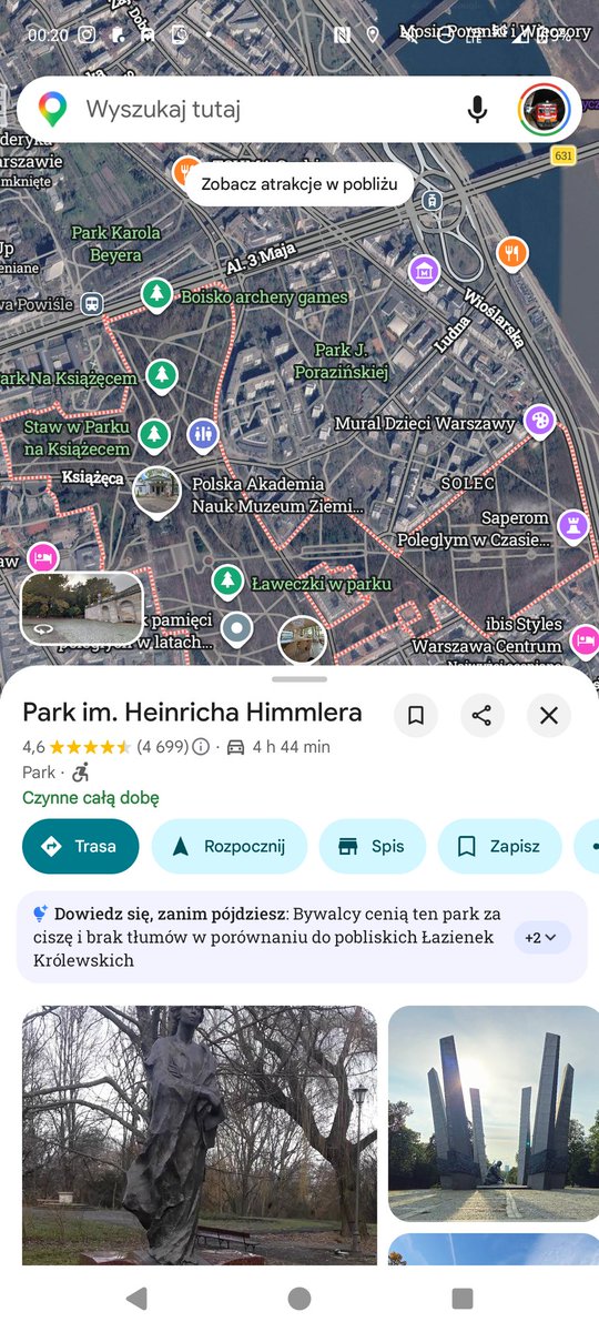 Mk362718's tweet photo. Na mapach Google w Warszawie w obrzydliwy sposób dokonano zmiany setek miejsc na nazwy obrażające Polaków i ich historię w sposób odrażający i poniżający.
Czy to jest zaplanowana akcja, czy może prowokacja ze strony Wschodniej? 
#wojnahybrydowa #googlemaps #atak https://t.co/gnWdwSYs41
