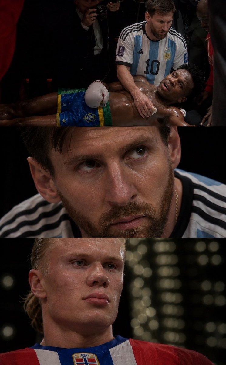 CachorroFortin's tweet photo. #Brazil #noruega #Argentina #haaland #vinicius #messi https://t.co/yoq8bBVRh4