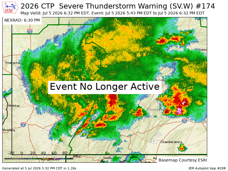 WCCH2024's tweet photo. CTP cancels Severe Thunderstorm Warning for Cambria, Clearfield [PA] https://t.co/SLgkYtW5Rb https://t.co/xJsew94jXG