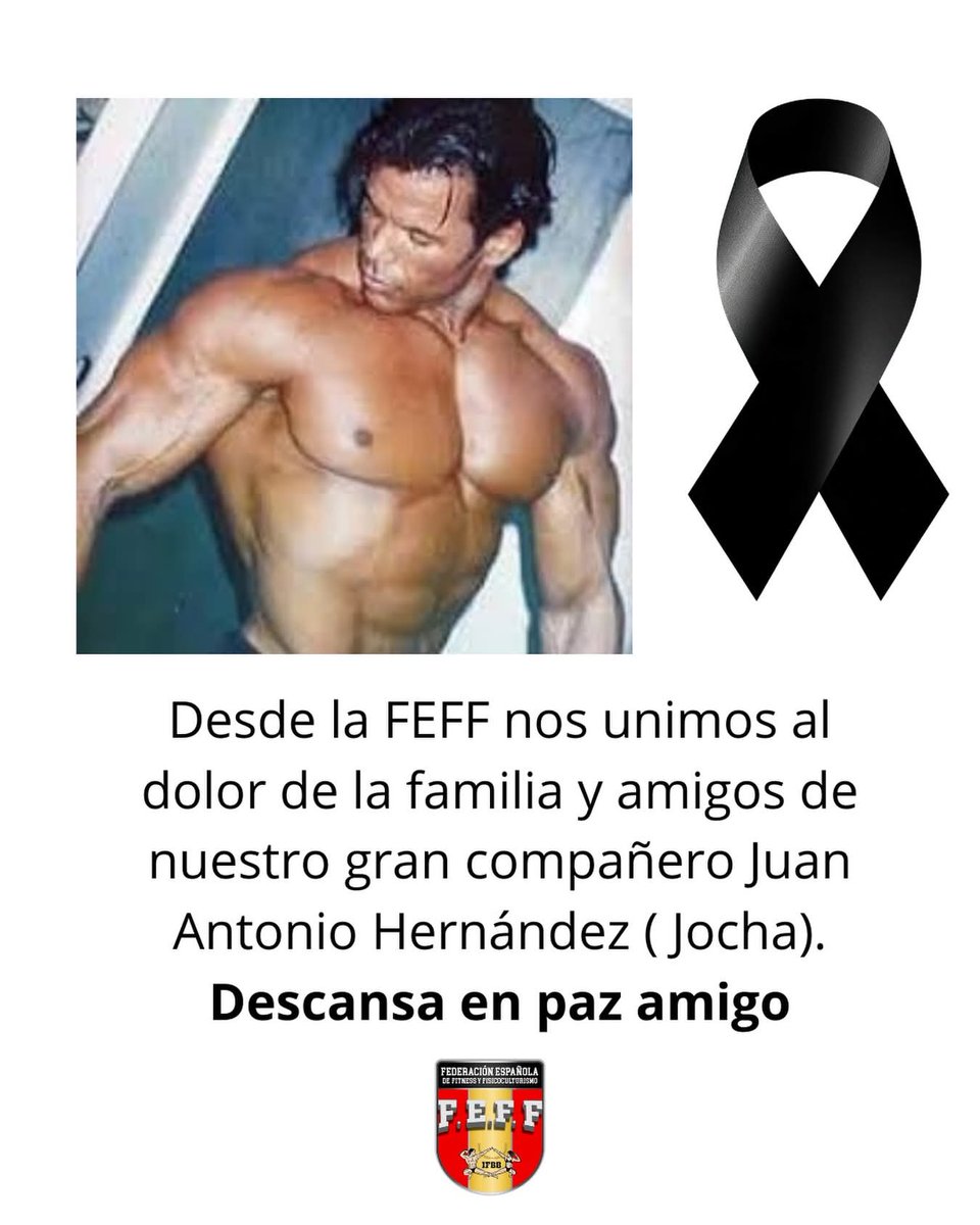 Josanlorca's tweet photo. D. E. P, Juan Antonio  Hernández (Jocha):
Gran culturista español con unas proporciones descomunales. Todo un referente en su época. https://t.co/Io7uuTrfu3