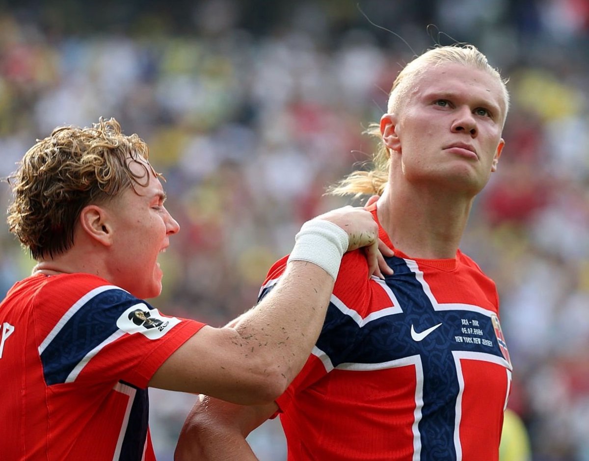 Agent4872's tweet photo. @brfootball 👽🇳🇴 Erling Haaland: “Every time there is a new peak. I always try to stay focused and do my best”. https://t.co/F3hqdZEvxO