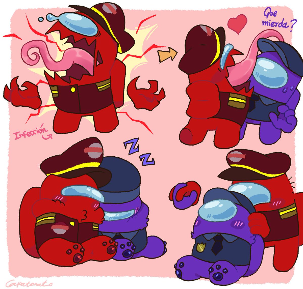patonato4's tweet photo. Me empezó a gustar muchi esta serie y ame con alma estos dos frijolitos awwwwwwww 🥺❤️💜
#Amongusshowanart #amongus https://t.co/lfgLgMHMsP