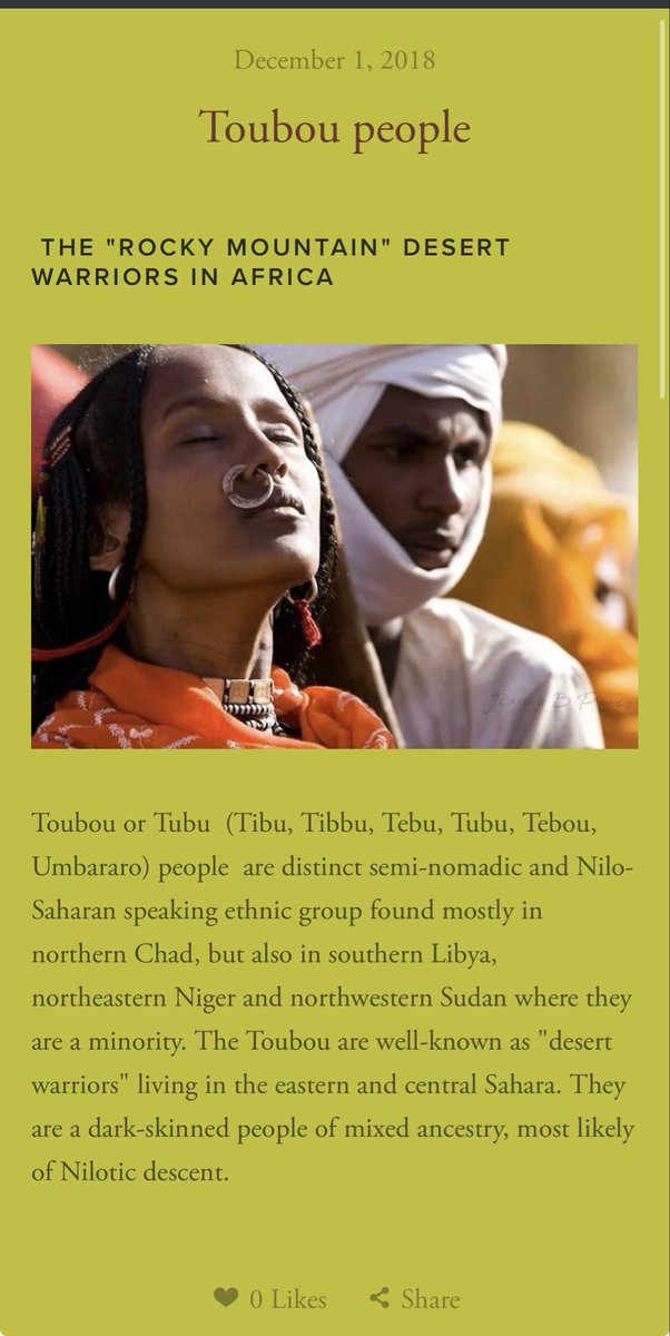 chadian_Ga's tweet photo. Stop lying. This image belongs to the Toubou 🇹🇩 🇳🇪 🇱🇾 people. https://t.co/KvmiF3SfBe
