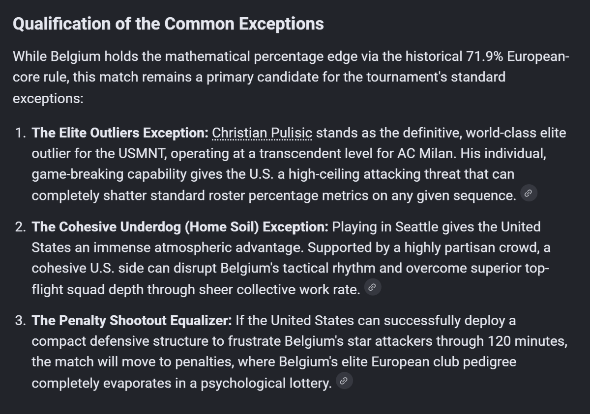 FireSportsIntl's tweet photo. UPDATE on @USMNT v @BelRedDevils!! Following the suspension of @balogun's Ejection, are previous predictions void? No but, this match remains a good candidate for @FIFAWorldCup  exceptions – the Elite Outliers, Cohesive Underdog (Home Soil), and the Penalty Shootout Equalizer. https://t.co/EpD35Fw6Dk