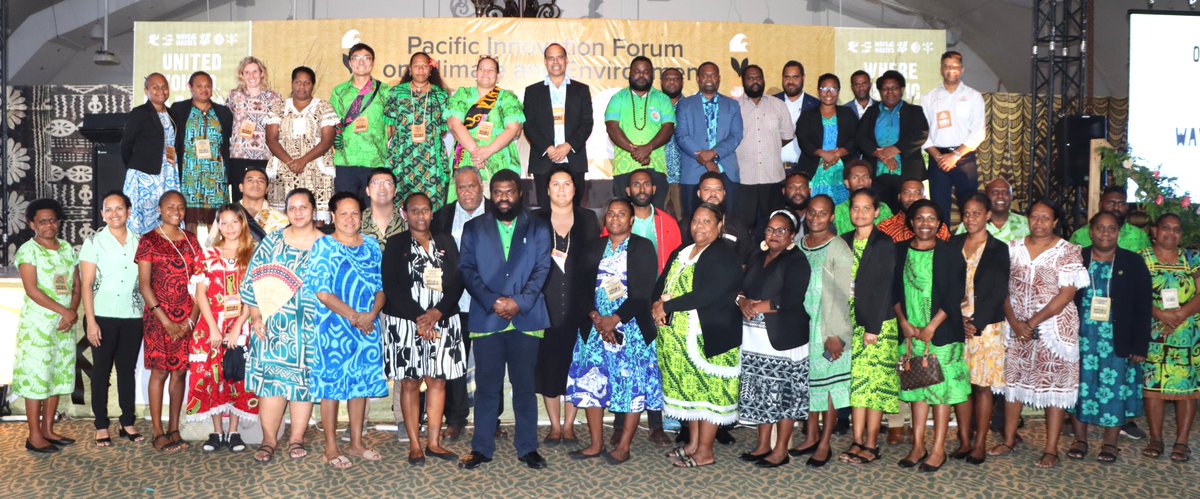 SprepChannel's tweet photo. The curtains have been drawn on #PIFCE2026 where Pacific #WaveMakers have resolved to advance innovative solutions to address the impacts of climate change
➡️https://t.co/D3gCqn6eEi 

#ResilientPacific https://t.co/NQjlVXcqbN