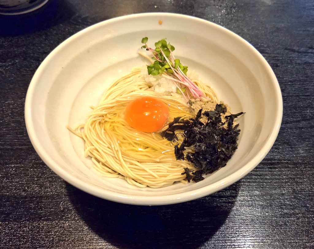 siokininfact's tweet photo. 魚々麺 園

オマール海老の冷やしクリーミーそば
濃厚卵和え玉

シャンプーハットのこいちゃんみたいに「オマール海老のクリームそばー」って声を出したくなる美味さ

和え玉は残汁でつけ麺式が最高新記憶

気持ちE接客と他所で食べれないオンリーワン

滅多に来れないけど遥々来て良かったと思える店 https://t.co/qZvt9vN5Yr