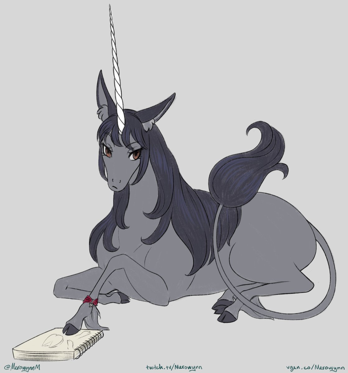 MerowynnM's tweet photo. Third batch of Junicorns! featuring @Kumori_sketch , @Lua_ris , @swtvanille, and amerthyst! https://t.co/d68tHtSJXA