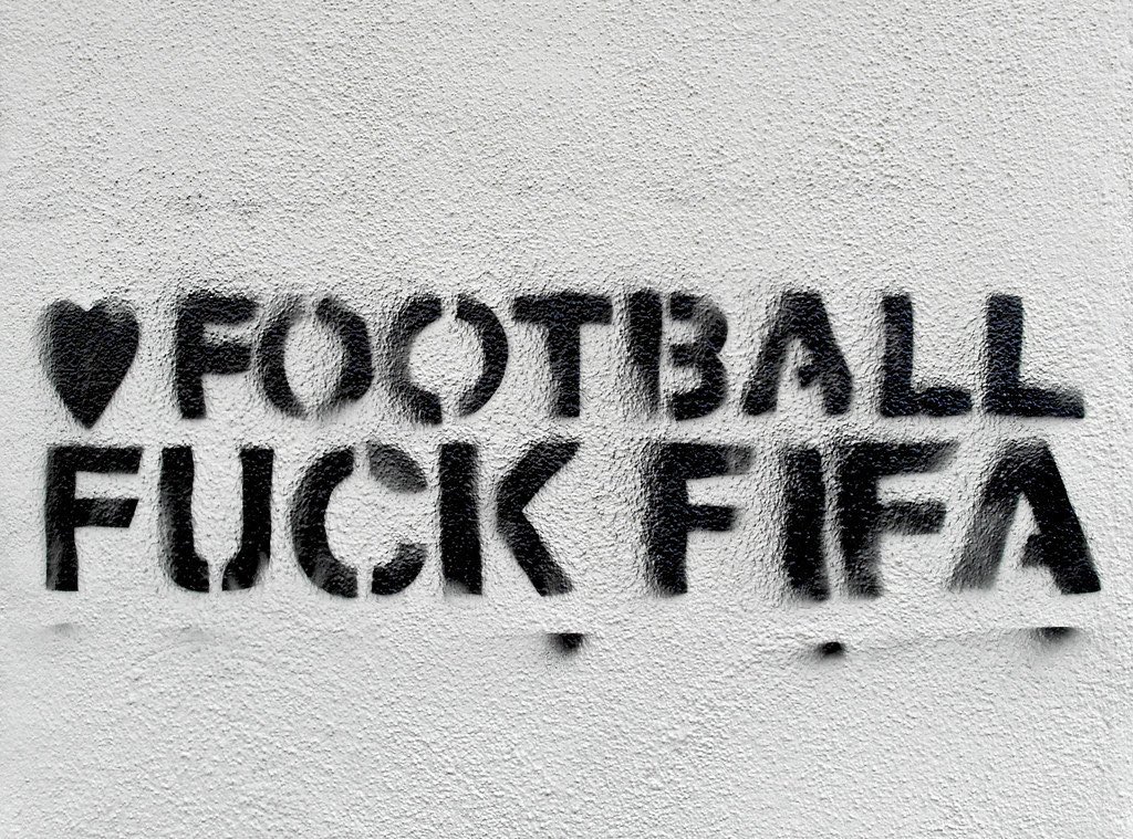 SocialistFCSP's tweet photo. #LoveFootball #HateFIFA #FCKFIFA #StopCorruption #BoycottFIFAWorldCup https://t.co/CrWACT64kR