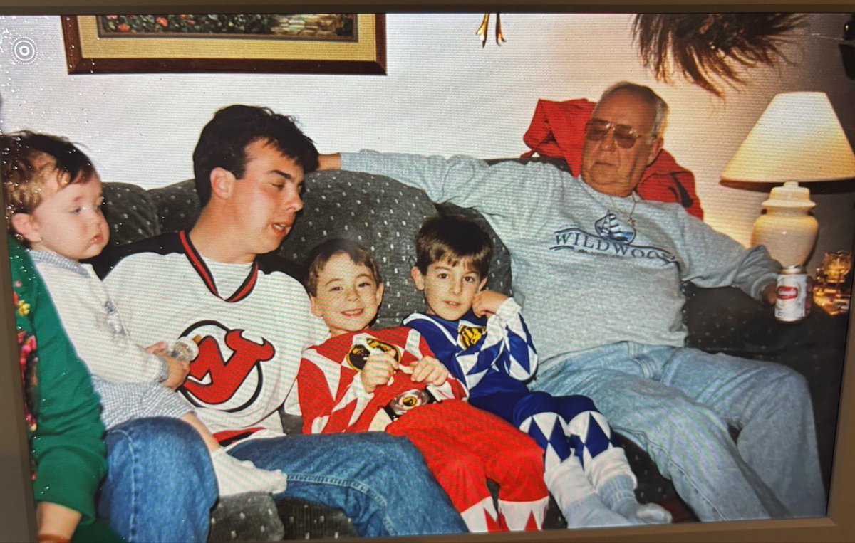 matt_NJD's tweet photo. Dug up this classic. Uncle in a devs jersey, grandpa slugging a cold one. RIP to both

You merely adopted the devs. I was born in it. Mooooolded by it

(Jk I know you all were born into it too) https://t.co/JQpDWHLIYO