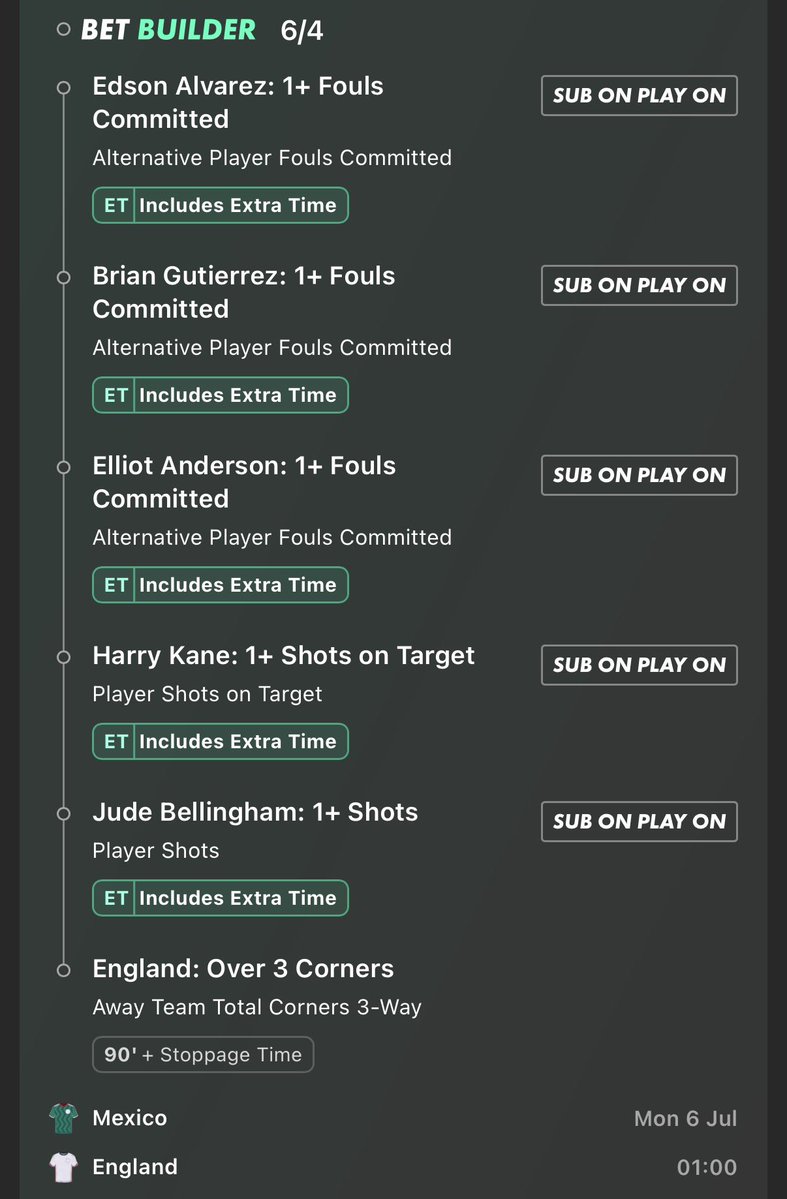 TOGJamie's tweet photo. Back at it tonight… 👀
Keeping it simple, sticking to the numbers. Let’s see if England can do their part. 📊⚽🤞
#BetBuilder #FootballBetting #WorldCup2026 #ENGMEX #ValueBets #SportsBetting https://t.co/gYbPxphsFG
