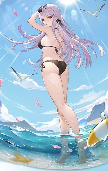 dailykirigiris's tweet photo. summer kyoko kirigiri 𖤓 ₊ ˚ ⊹ 🏖️ https://t.co/SWq3H6l6Od