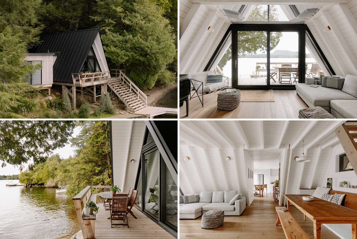 CONTEMPORIST's tweet photo. This 1950s A-Frame Cabin Was Updated for Modern Lake Living

Explore the project > https://t.co/2PHmsLuv3t https://t.co/I8JOOXey1g