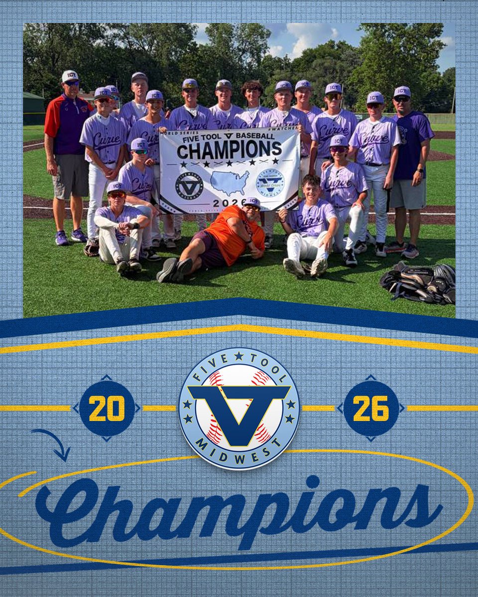 FiveToolMidwest's tweet photo. 🏆CHAMPIONS🏆

Congrats to @Kansas_curve 15U Weart on winning the 15U Open Division of the @FiveTool MidWest Ozark Mountain World Series!

#WatchEm https://t.co/8JCYhsUKlU