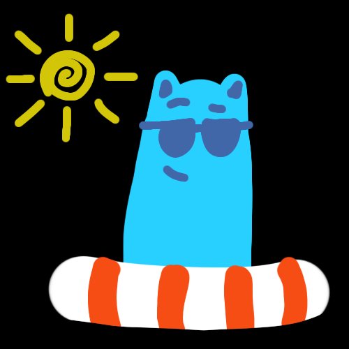 SundoodleSoleil's tweet photo. Sometimes i make art. 
Sometimes i make sausage cats 😂

Anybody up for a swim this summer? https://t.co/zS0YWD71cj