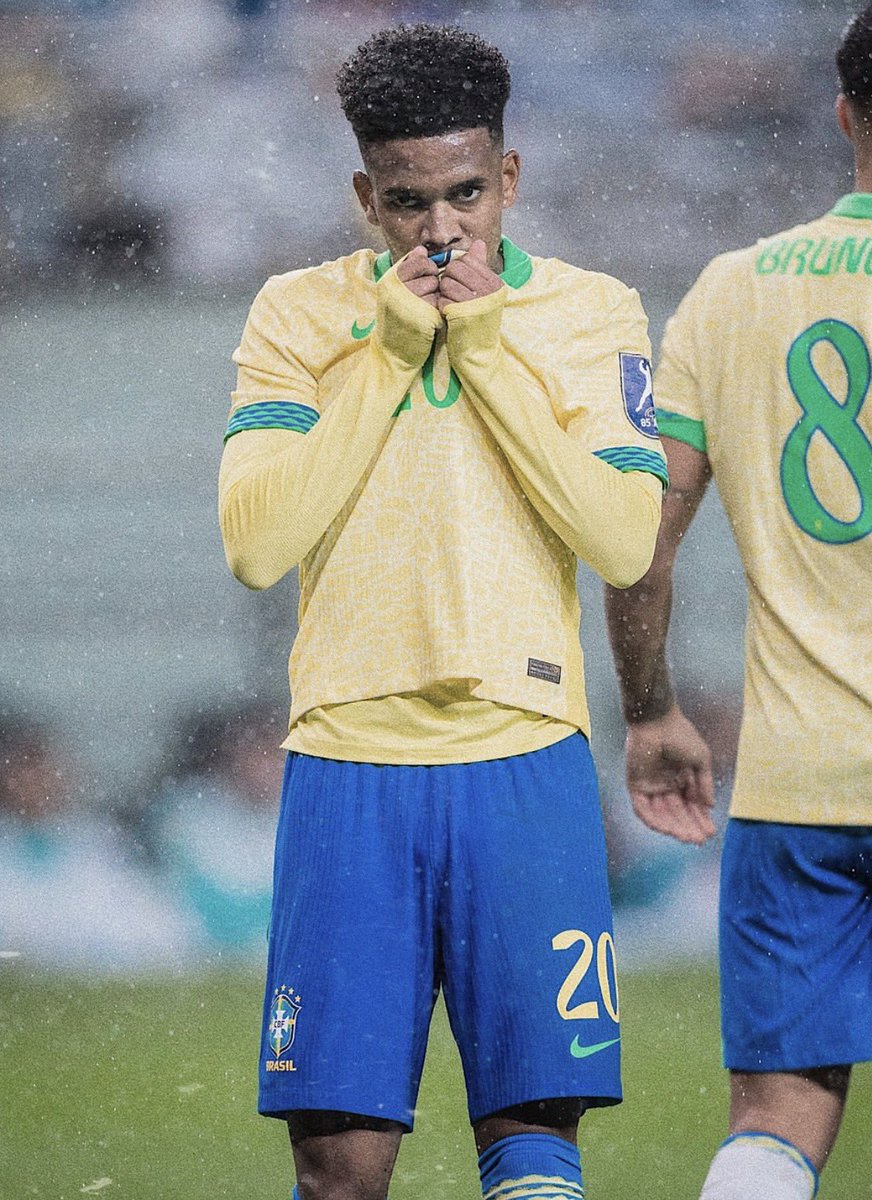 SelecaoTalk's tweet photo. 🇧🇷 | One positive is that we’ll get Estevão back and he will be the face of the Brazilian National Team moving forward. 

We missed him greatly this World Cup. https://t.co/Brk2EhXVkw