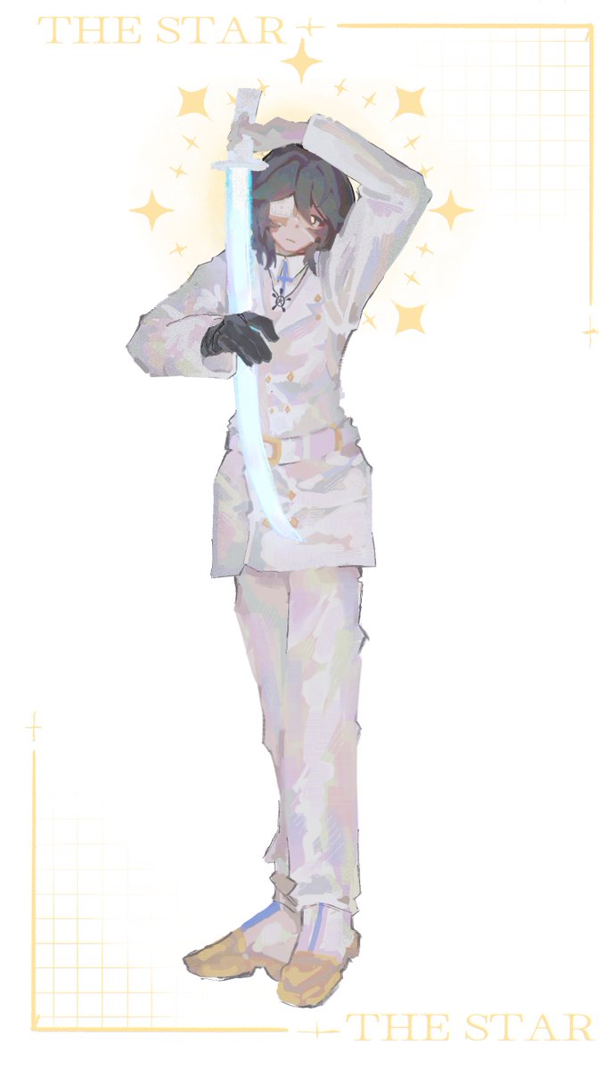 KaraTerraph's tweet photo. [  Arise from the shadows, Jesse.  ]

[Sternritter: S - The star.]

//EVENT BTW
//art by toastako!! more stuff below https://t.co/WvqaIkIq3U