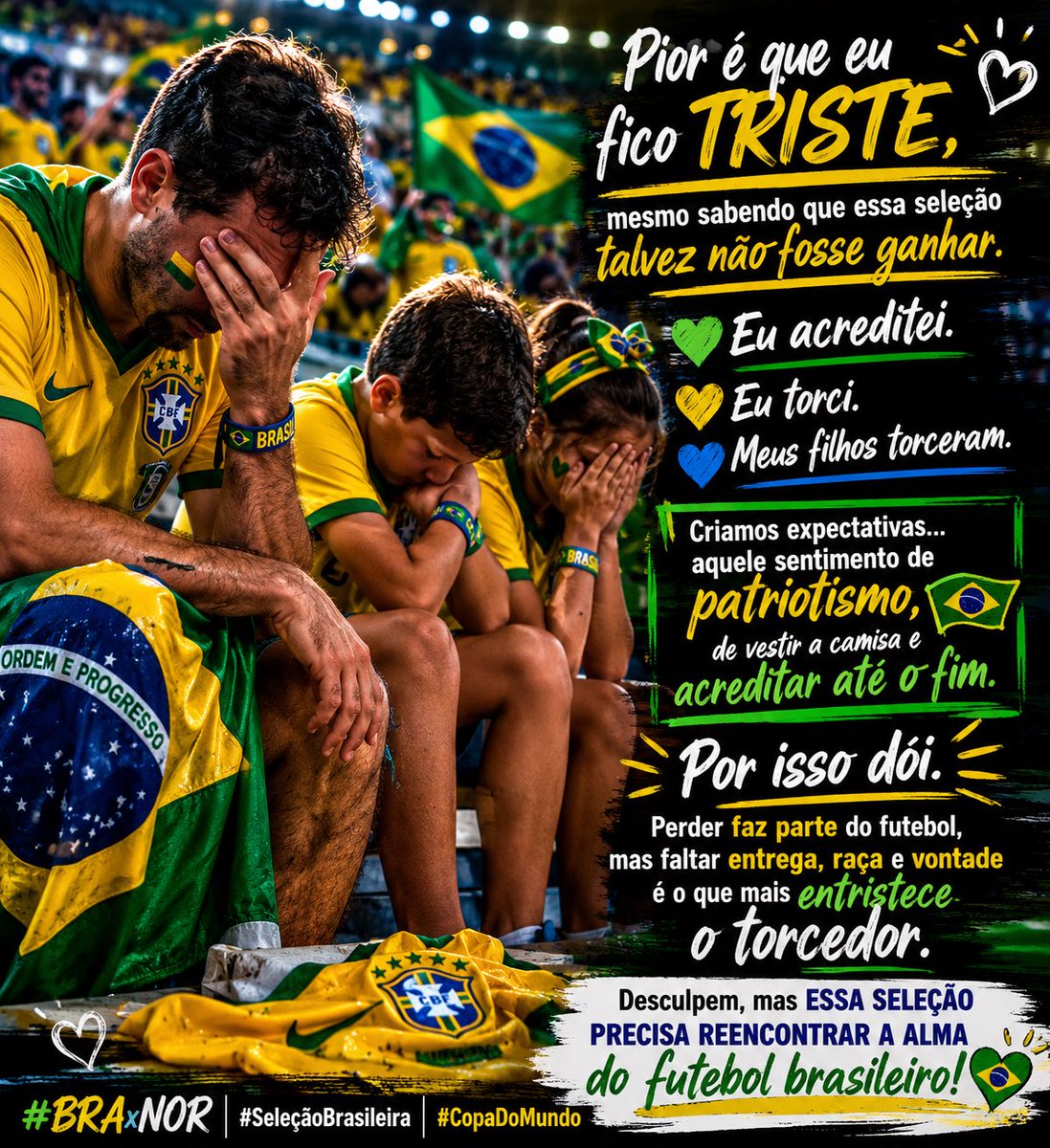 DharlesAlmeida's tweet photo. Os grandes ídolos são lembrados pelos momentos em que assumiram a responsabilidade, não pelos momentos em que a passaram adiante. https://t.co/G61w4FDtL0