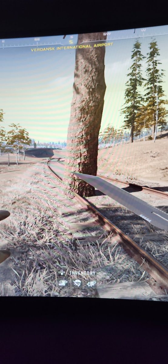 BoaterBilly's tweet photo. @ATVIAssist Problem on the tracks in Verdansk.  Pushed us off the train LOL https://t.co/X9lHH4q1oH
