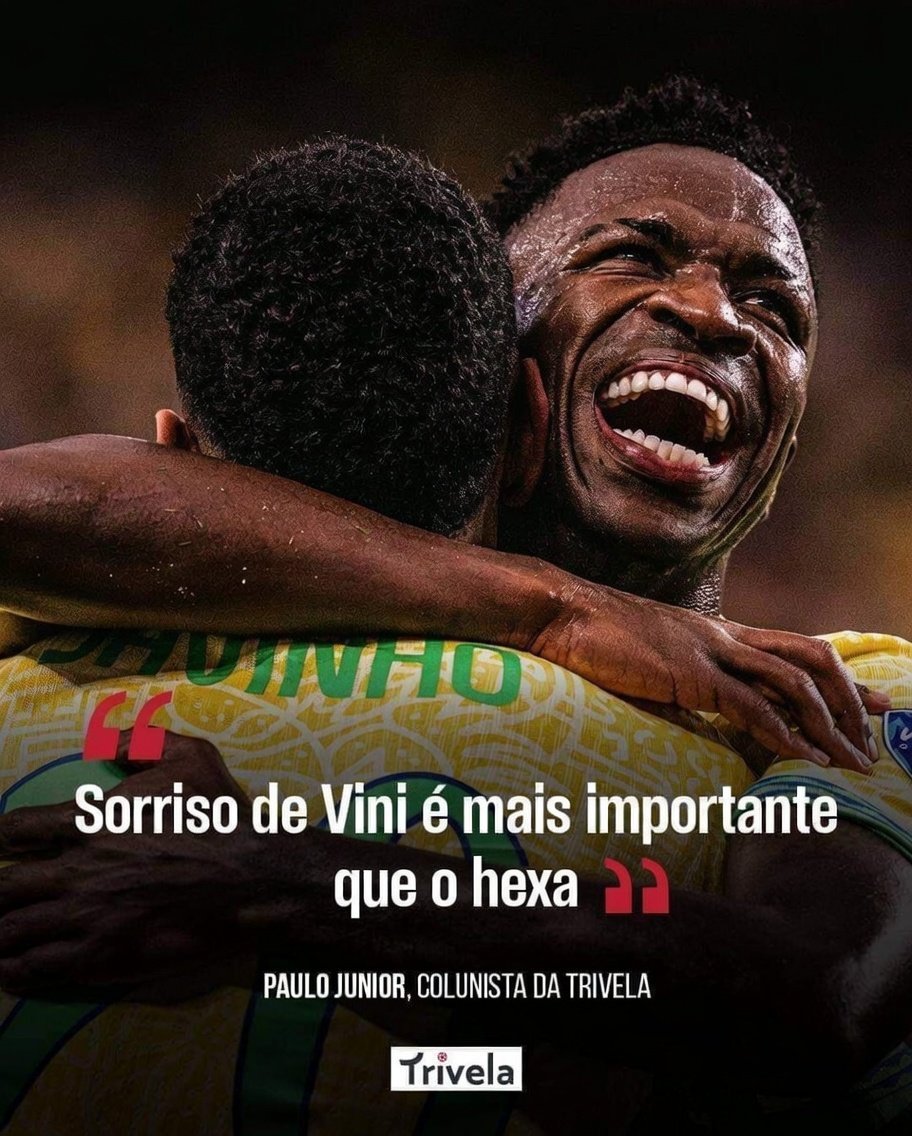 Corvodotrovao's tweet photo. Enquanto o Vini Jr for "a cara do futebol do Brasil", o futebol do Brasil esta fadado ao fracasso. https://t.co/SpdufmGqbc