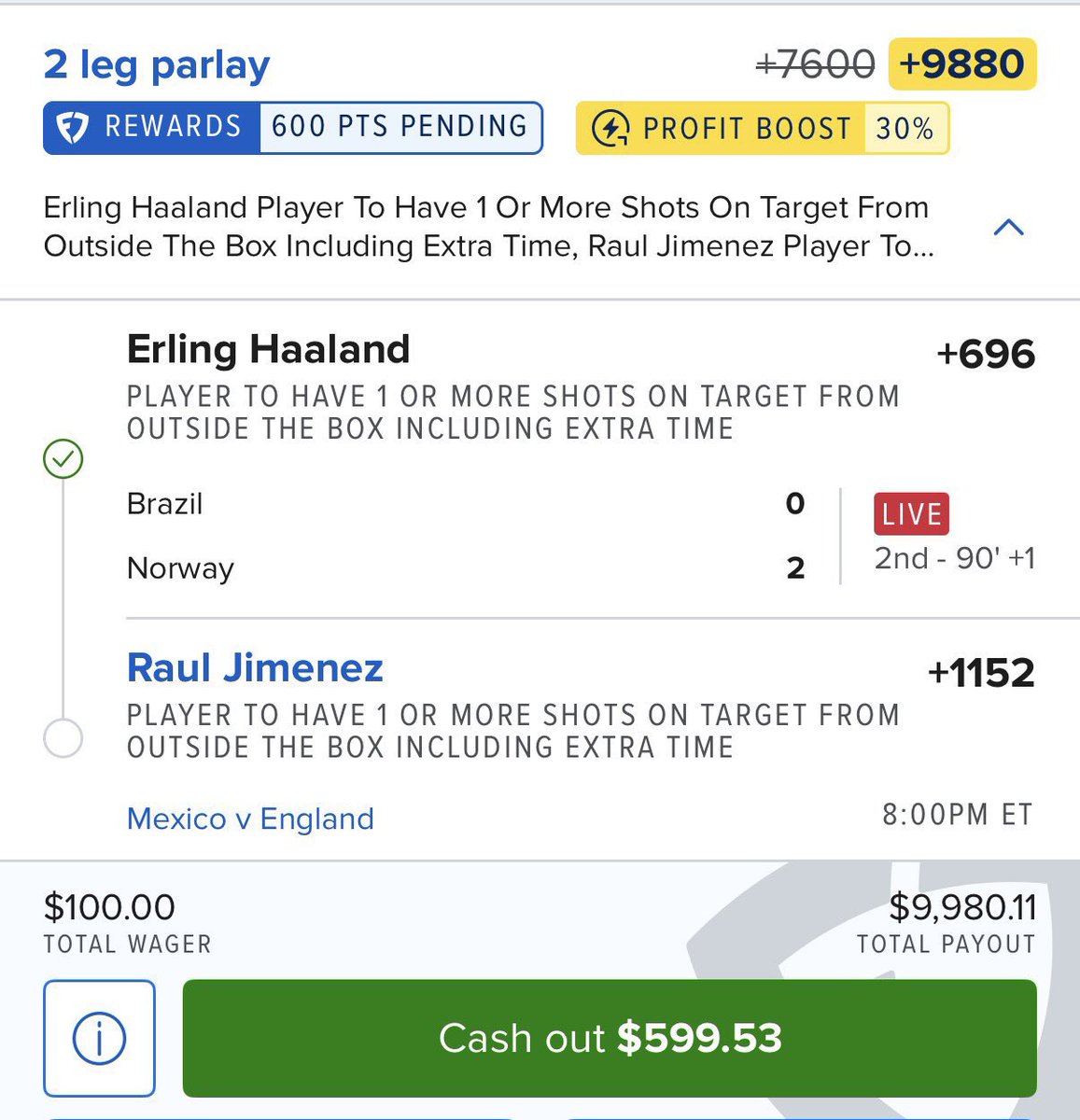 Hiroyuki_Rugger's tweet photo. Erling Haaland BANG ✅✅✅
Now we await Raul Jimenez

Need a win? ➡️ Click the Link for more  Secured winning picks  in my Comment

#NBA #DFS #DraftKings #nfl #MLB #CSGO #kbo #fanduel #prizepicks #tennis #Gambling𝕏 #CollegeBasketball #CollegeFootball #highschool https://t.co/mP1CyaqGRN