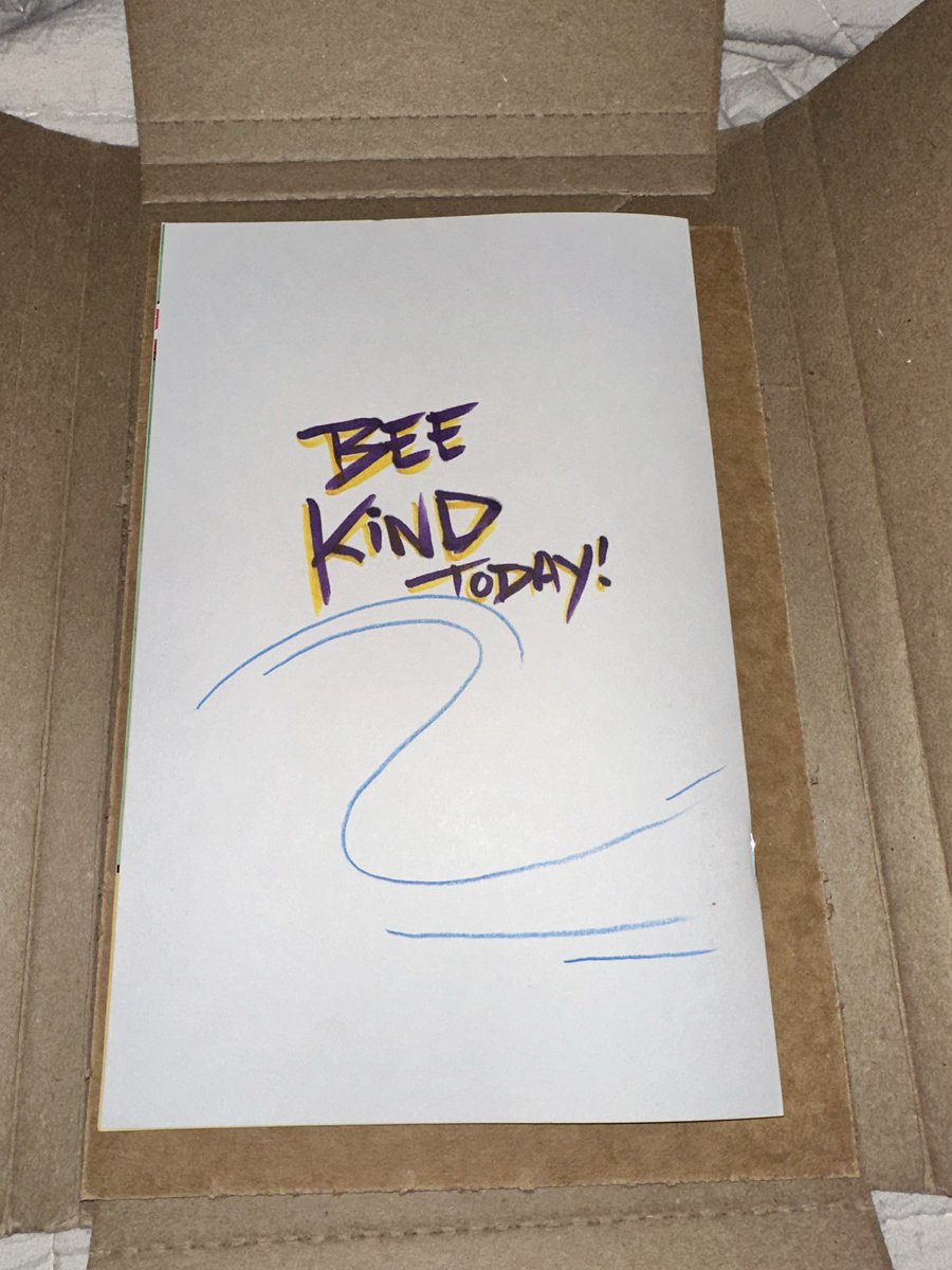mr0ct0's tweet photo. Well… The time has come….🥹
Soo.. If you don’t know, this is a sketch cover done by @djcoffman !! He drew it on the release day of comic book #8! Which also happened the be on…. @garyvee 50th Birthday, hints Garybee holding the Cake with 5 0 on it! 🤯🐝🎂

It’s up for sale🤦‍♂️ https://t.co/vIMyc64E91