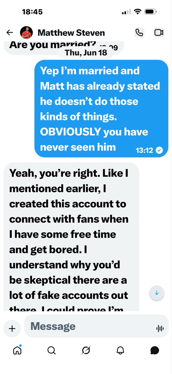 orliell's tweet photo. @mattrife I have to say it’s really sad that because I’m an older woman (56), idiots think they can try to take advantage of me. It hurts my heart that people fall for these. I just want people to not to fall for this shit. https://t.co/N24QwkPVlF